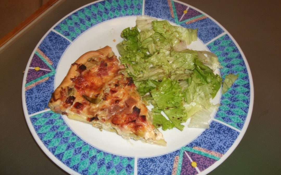 Quiche aux poireaux et pommes de terre