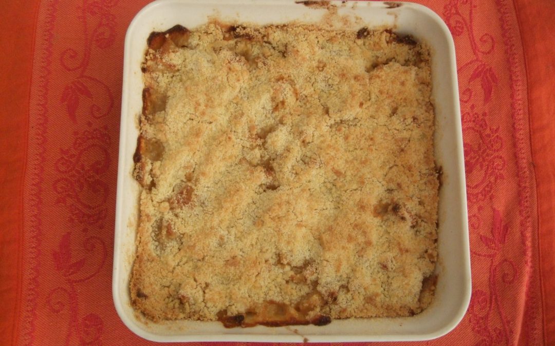 Crumble pommes poires