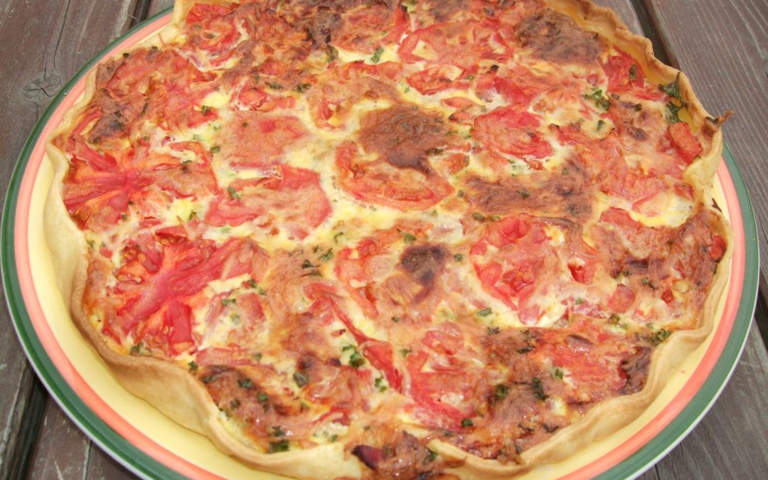 Tarte thon-tomate et moutarde